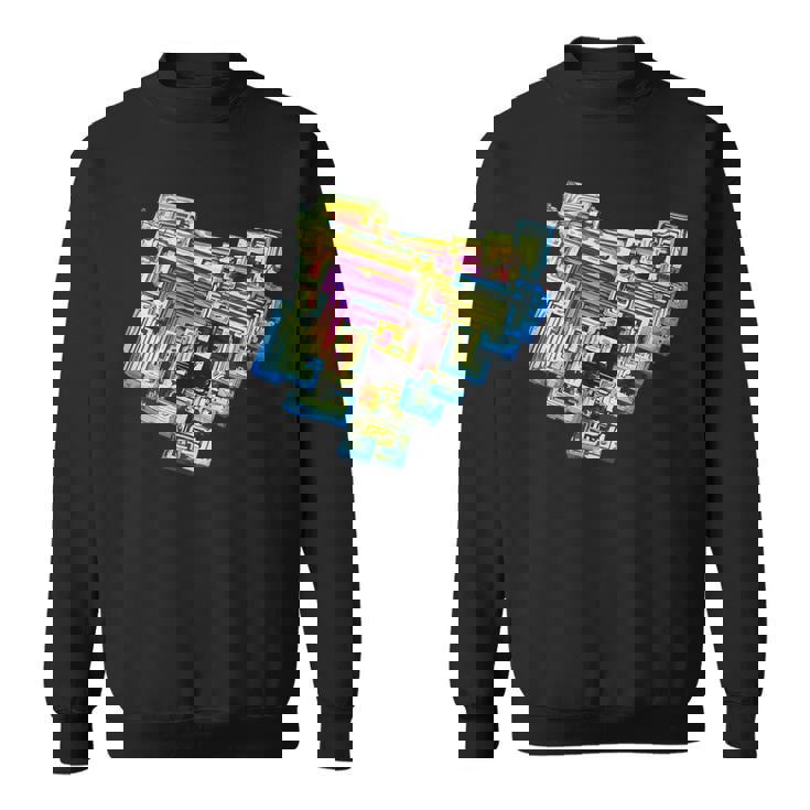 ミネラル愛好家やクリスタルアディクトのためのビスマスtシャツ スウェットシャツ