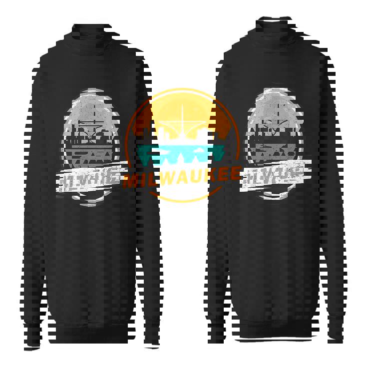 ミルウォーキー スカイライン ランドマーク ミルウォーキー ベイ ヴィンテージ スウェットシャツ