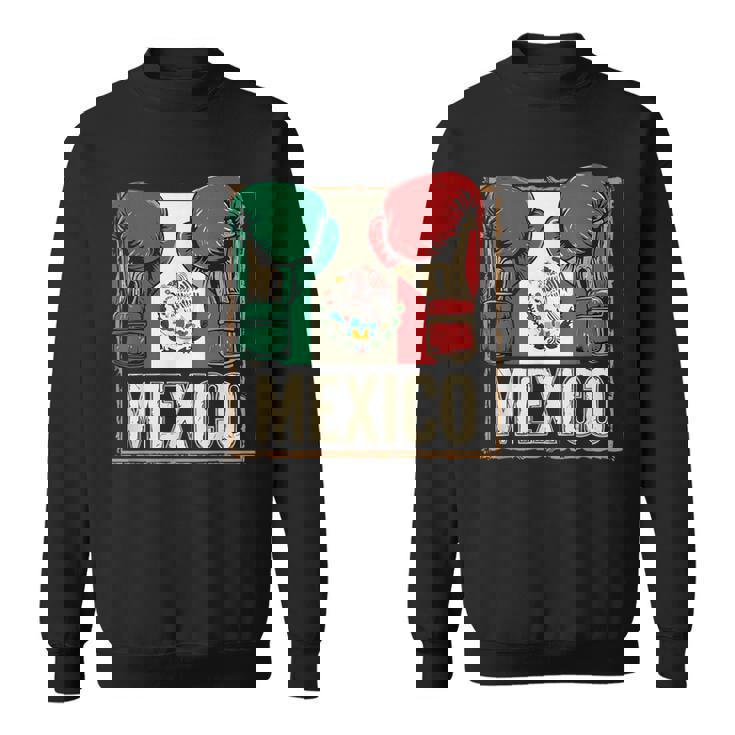 メキシコ ボクシンググローブ メキシコプライド スポーツファン ボクサーメンズ スウェットシャツ
