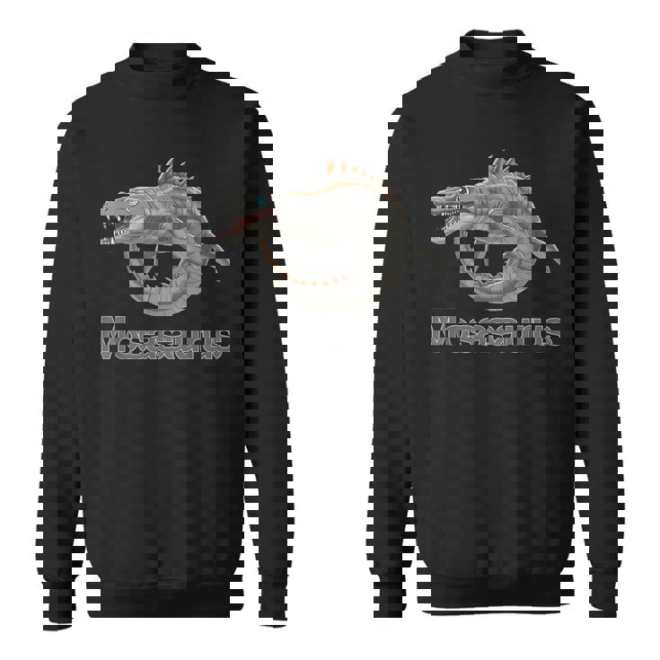 モササウルス 恐竜 海洋爬虫類 古代海洋生物 スウェットシャツ