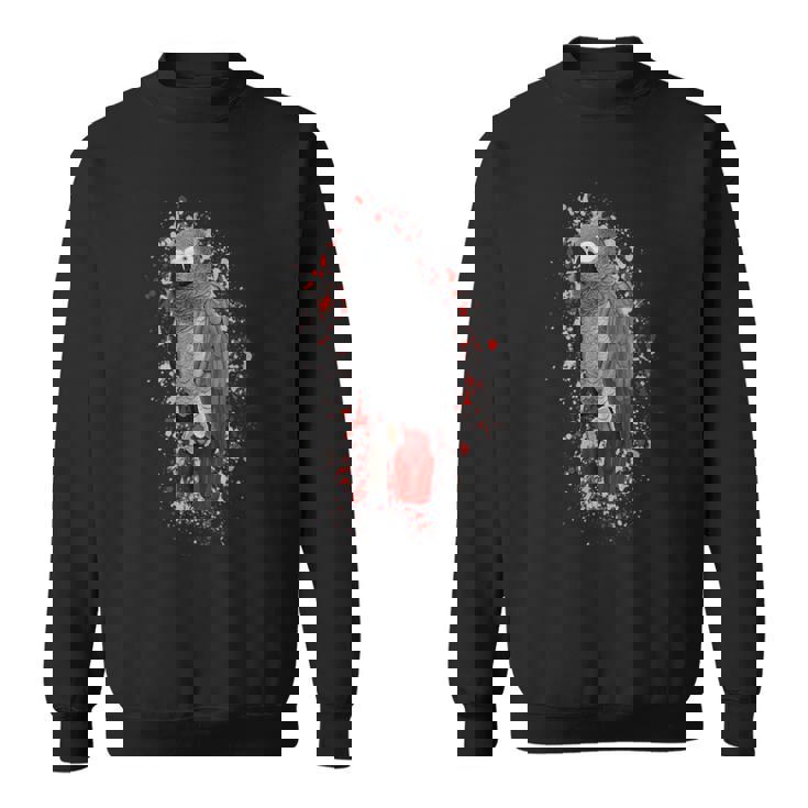 ヨウム 鳥 動物 図 バードウォッチング 贈り物 鳥類学者 生物学者 自然科学 スウェットシャツ