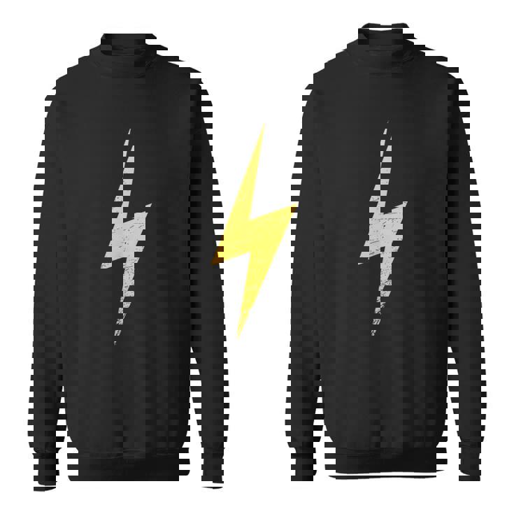 ライトニングボルトグランジを使用したミニマリストデザイン。 スウェットシャツ