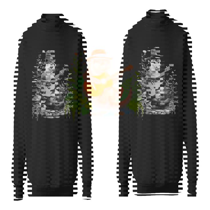 ラッコ グッズ 遊ぶ ビンゴ カワウソ スタッフ ヴィンテージ ラッコ スウェットシャツ