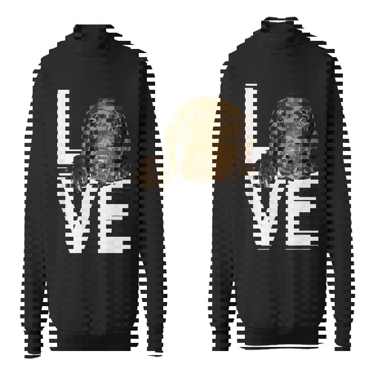 ラブラドールラブチョコレートラボラバー スウェットシャツ