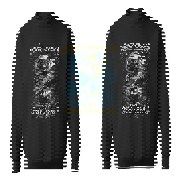 ラーテルは私のスピリットアニマルです 野生動物愛好家 スウェットシャツ