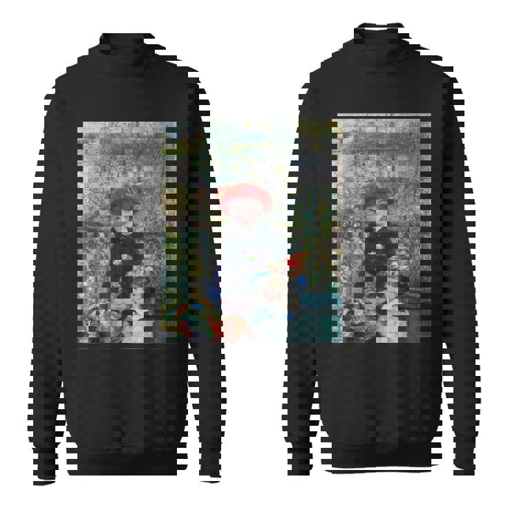 ルノワール二人の姉妹（テラス） スウェットシャツ