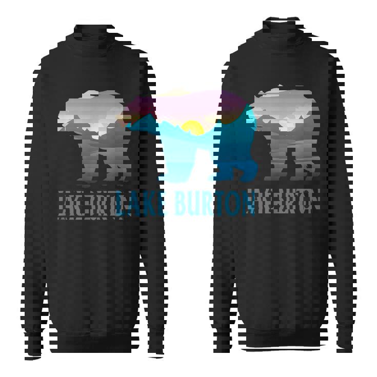 レイク・バートン 山 パープル セッティング ヒマワリ ネイチャーウッド スウェットシャツ