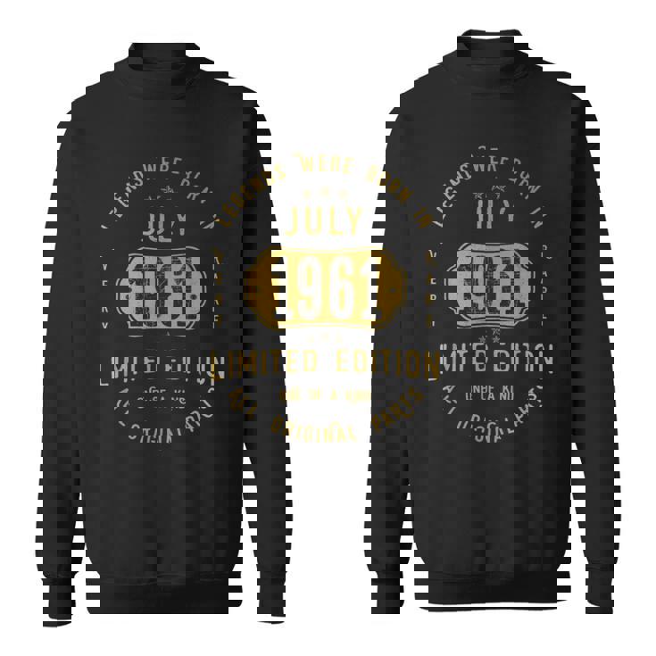 レジェンドは1961年七月生まれ 誕生日 スウェットシャツ