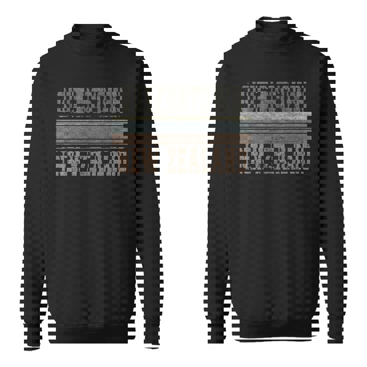 レトロ クイーンズタウン ニュージーランド スウェットシャツ