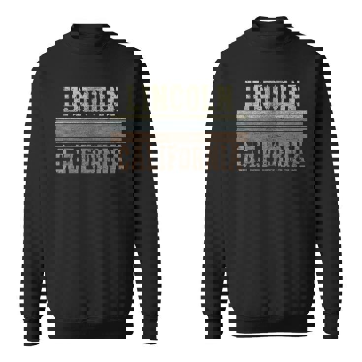 レトロ リンカーン カリフォルニア スウェットシャツ