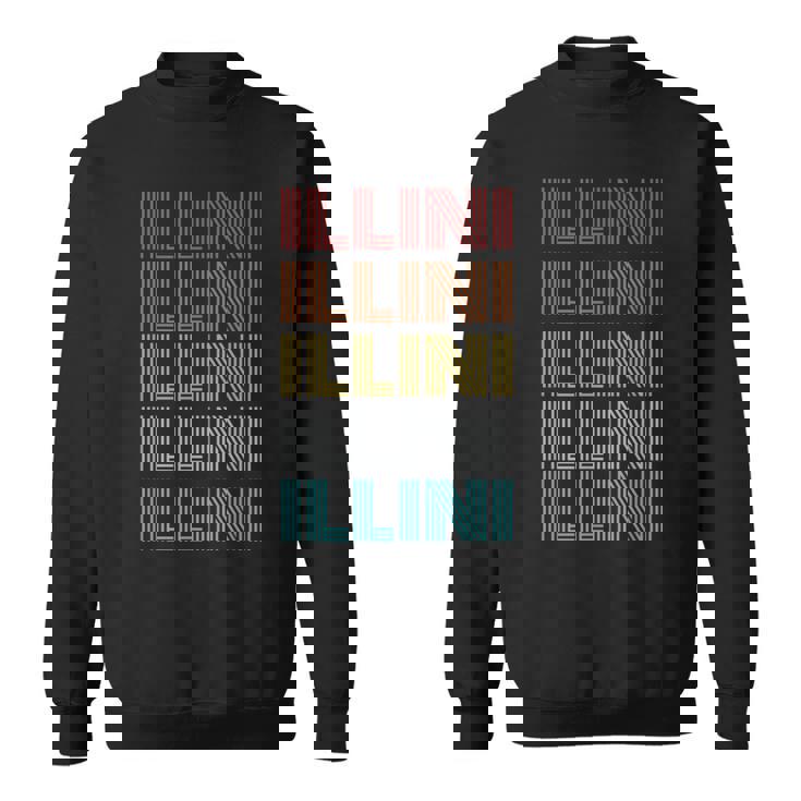 レトロ ヴィンテージ Illini スウェットシャツ