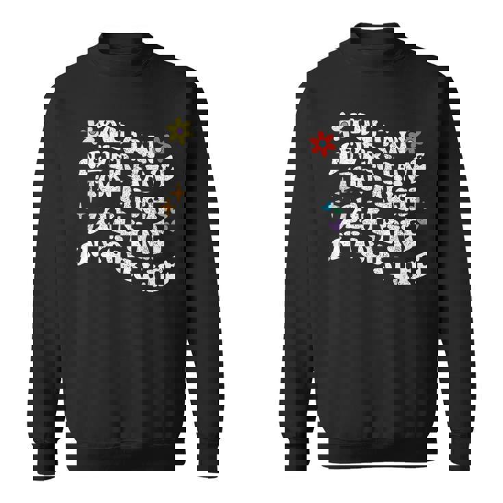 レトロなグルーヴィー。Jailyneを過度に持つことはできません。 スウェットシャツ