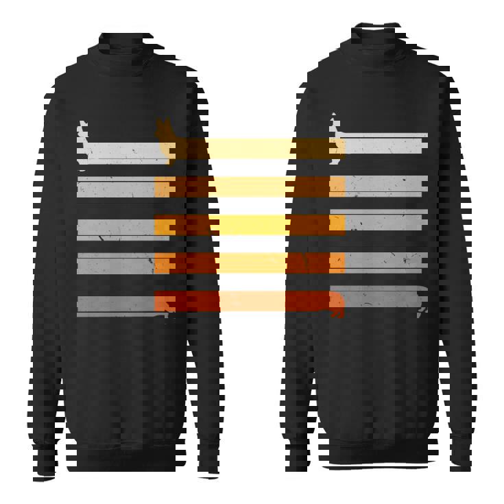 ロングコーギー犬カーディガン ウェルシュコーギー犬ギフト 長袖tシャツ スウェットシャツ