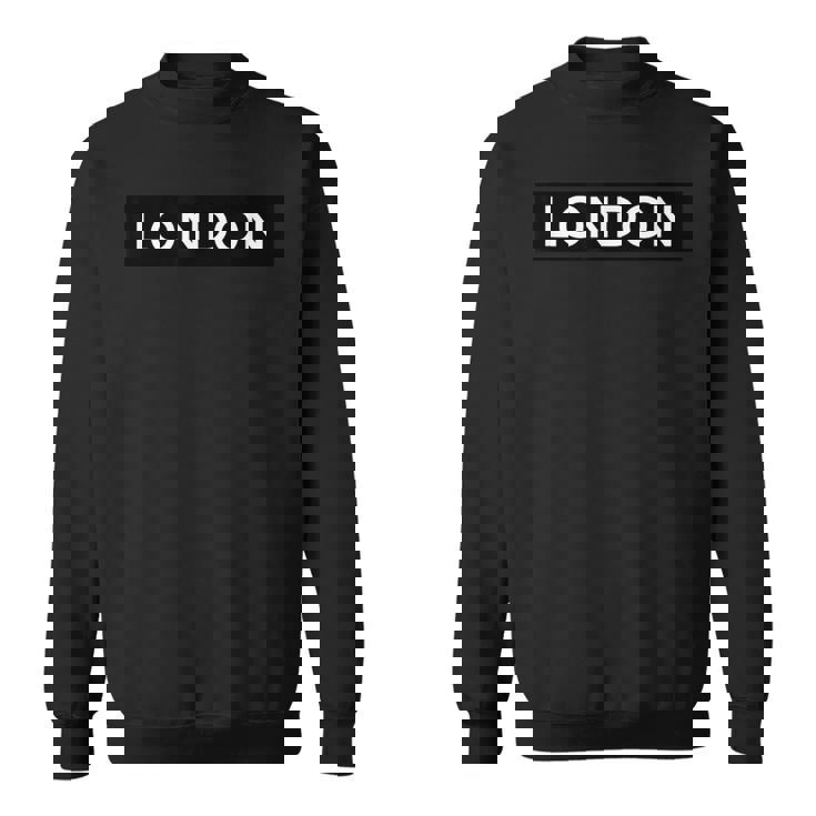 ロンドン United Kingdom イングランド シンプル モダン スウェットシャツ