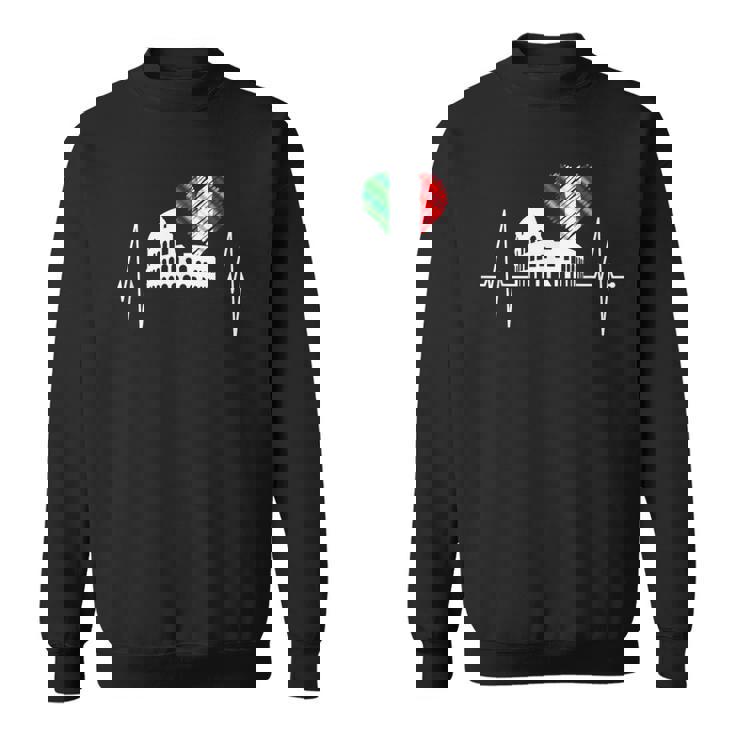 ローマ コロッセオ ハートビート イタリア イタリア国旗 ハート ローマン ローマ スウェットシャツ