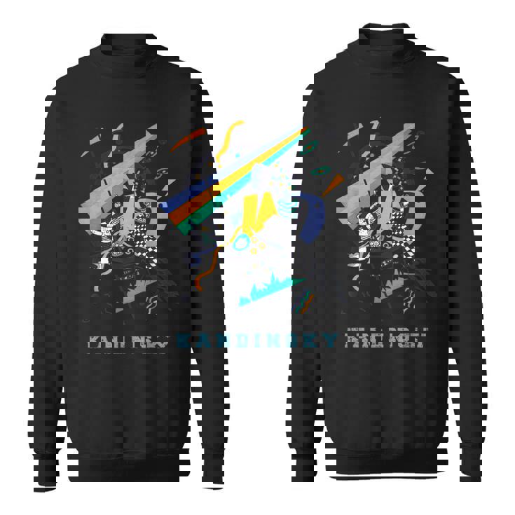 ワシリー・カンディンスキー抽象アートスモールワールドiv スウェットシャツ