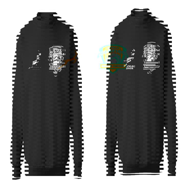 ワールドチャンピオンpringbok Bokke 南アフリカ ラグビー 長袖tシャツ スウェットシャツ