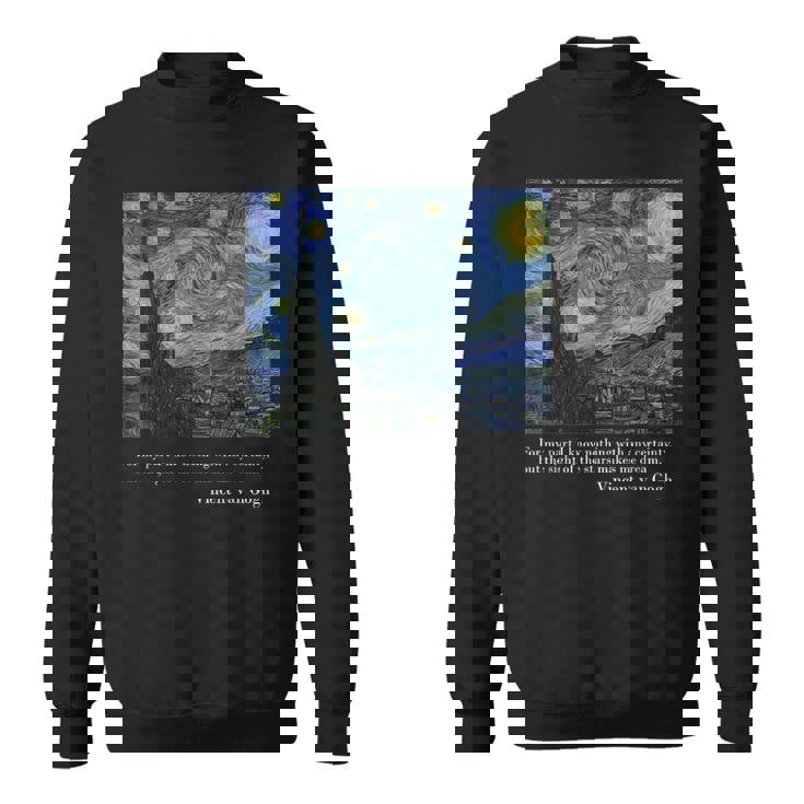 ヴィンセント・ファン・ゴッホによる星月夜 スウェットシャツ