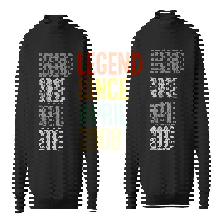 ヴィンテージ 18歳の誕生日デコレーション メンズ 18歳 2008年 18歳の誕生日 スウェットシャツ