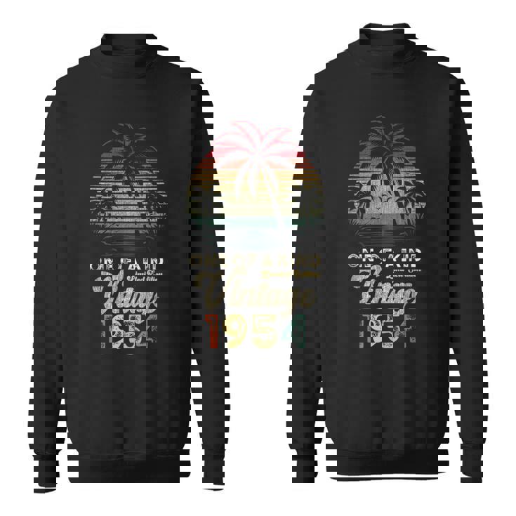 ヴィンテージ 1954年 誕生日 72歳 ヤシの木 レトロ スウェットシャツ