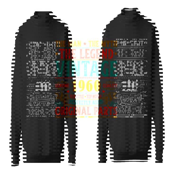 ヴィンテージ 1960 男性用 レトロ 面白い 1960 誕生日 スウェットシャツ