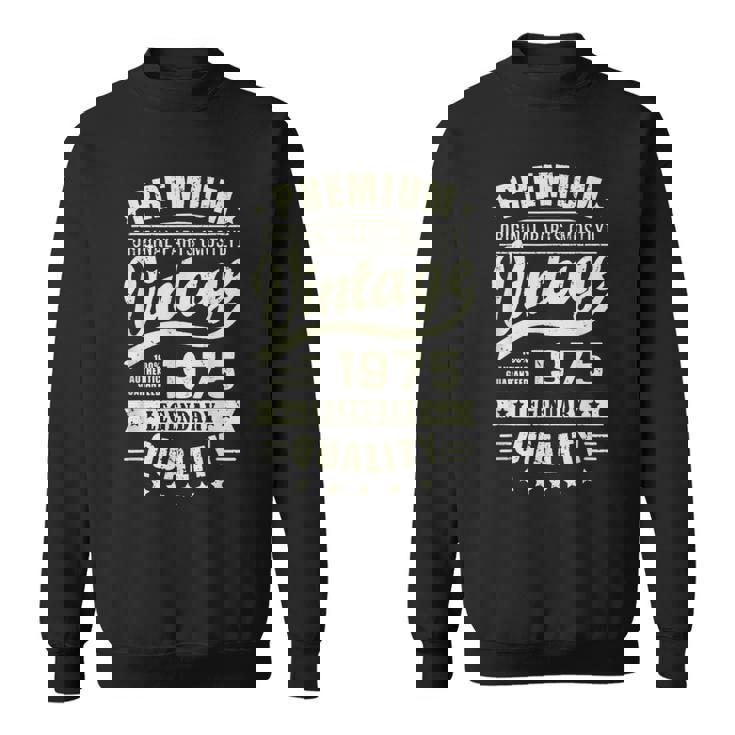 ヴィンテージ 1975 男性用 レトロ 面白い 1975 誕生日 スウェットシャツ