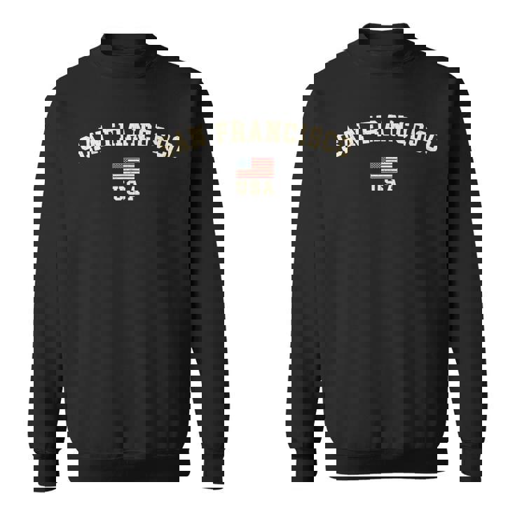 ヴィンテージ サンフランシスコ アメリカ アメリカ国旗 お土産 レトロ スウェットシャツ