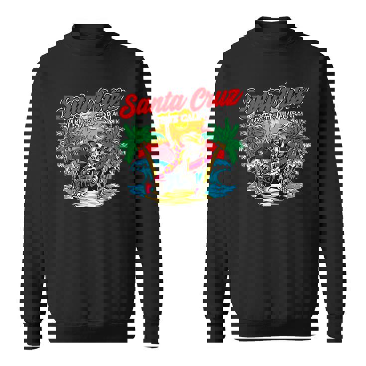 ヴィンテージ サーファー カリフォルニア I レトロ サンタクルーズ カリフォルニア スウェットシャツ