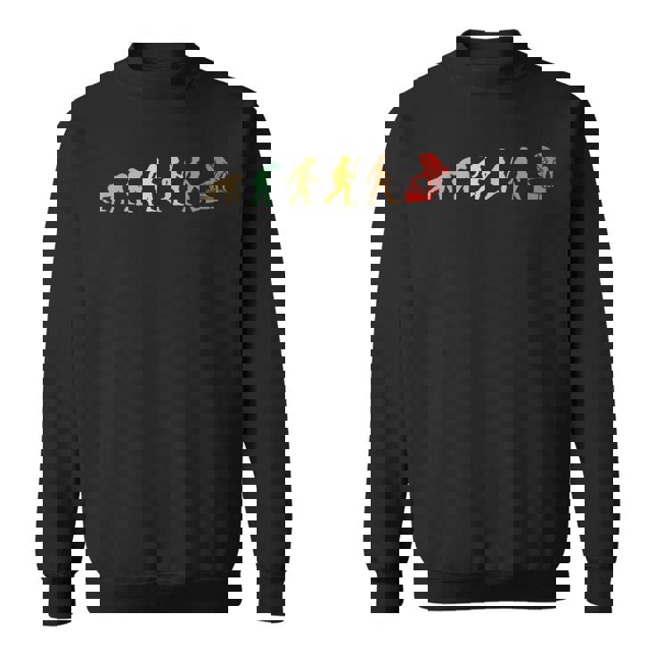 ヴィンテージ スイム レトロ スイミング 進化 面白いスイマー スウェットシャツ