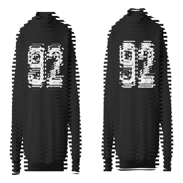 ヴィンテージ スポーツ 数字 92 九十二 スウェットシャツ