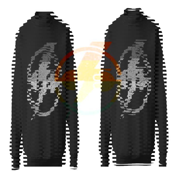 ヴィンテージ デザイン 電工 電気 スウェットシャツ