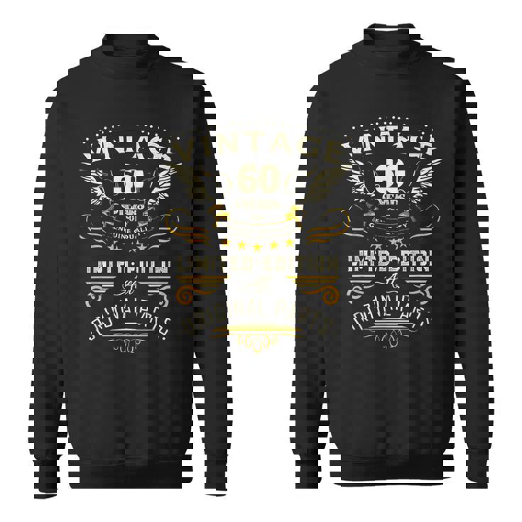 ヴィンテージ 限定版 おもしろ 60歳 ギフト 還暦 スウェットシャツ