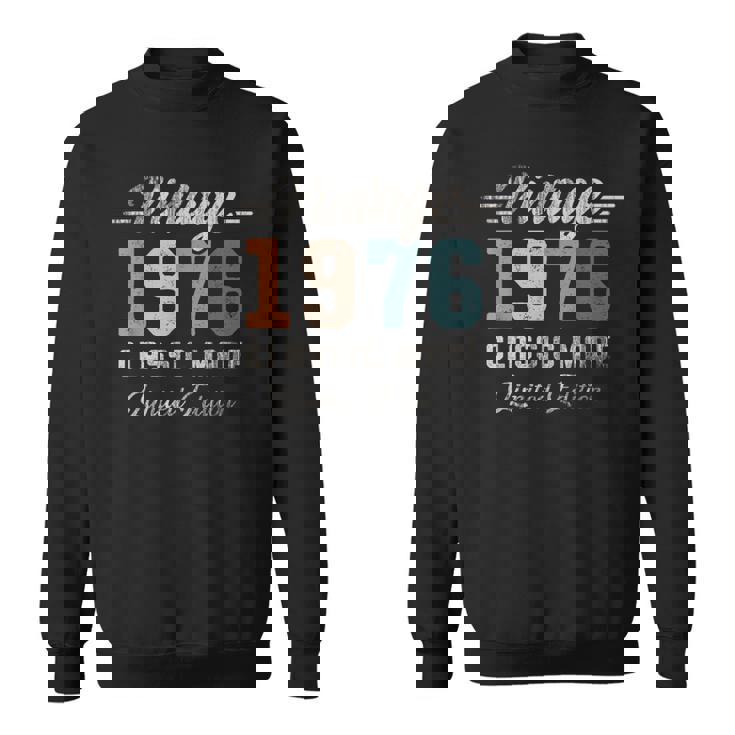 ヴィンテージ1976 50歳の誕生日クラシックカー スウェットシャツ