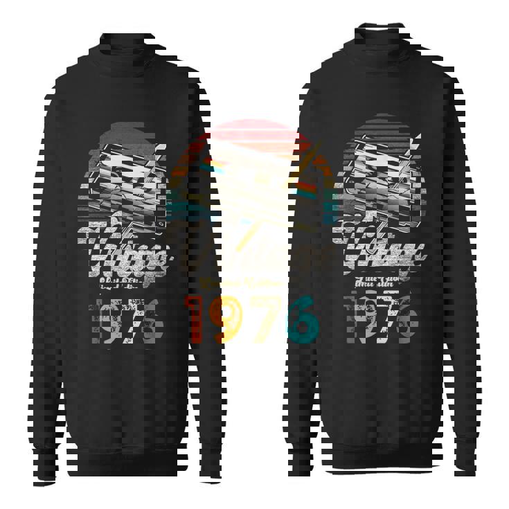 ヴィンテージ1976バースデー50年カセットペンシル スウェットシャツ