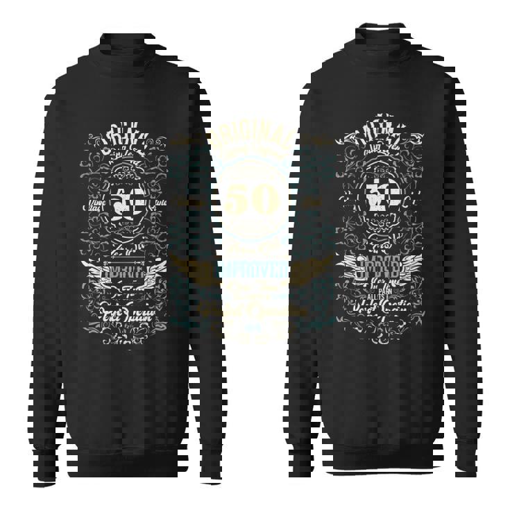 ヴィンテージ50歳の誕生日のお祝いオリジナルリビングレジェンド 長袖tシャツ スウェットシャツ