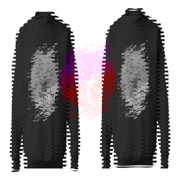 ヴィンテージアホロートルメンズレディースキッズ スウェットシャツ