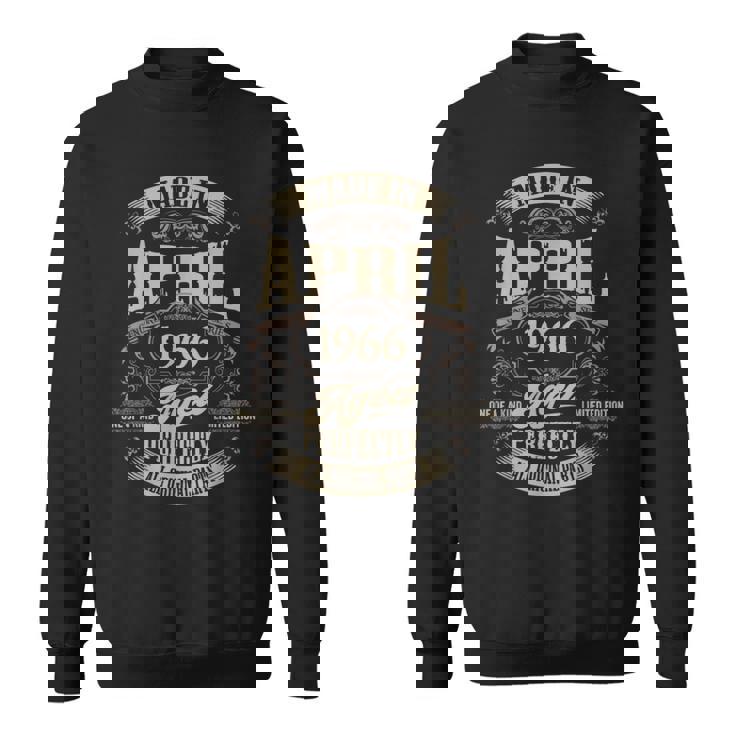 ヴィンテージ還暦伝説 1966年4月 60歳の贈り物 スウェットシャツ