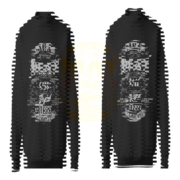 ヴィンテージ還暦伝説 1966年5月 60歳の贈り物 スウェットシャツ