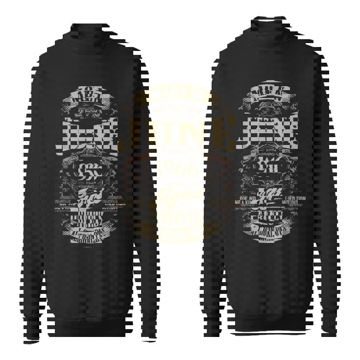 ヴィンテージ還暦伝説 1966年6月 60歳の贈り物 スウェットシャツ