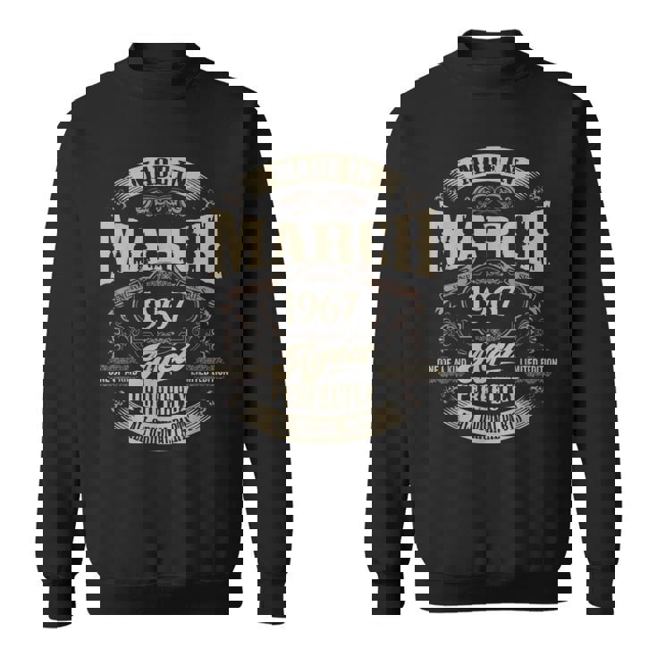 ヴィンテージ還暦伝説 1967年3月 60歳の贈り物 スウェットシャツ