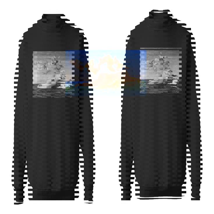 ヴィーナスの誕生アレクサンドルカバネルキリスト教の宗教画 スウェットシャツ