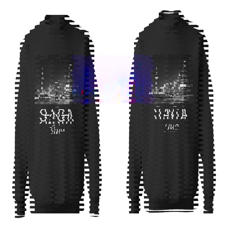 中国上海スカイライン 中国のお土産ギフト 上海 スウェットシャツ