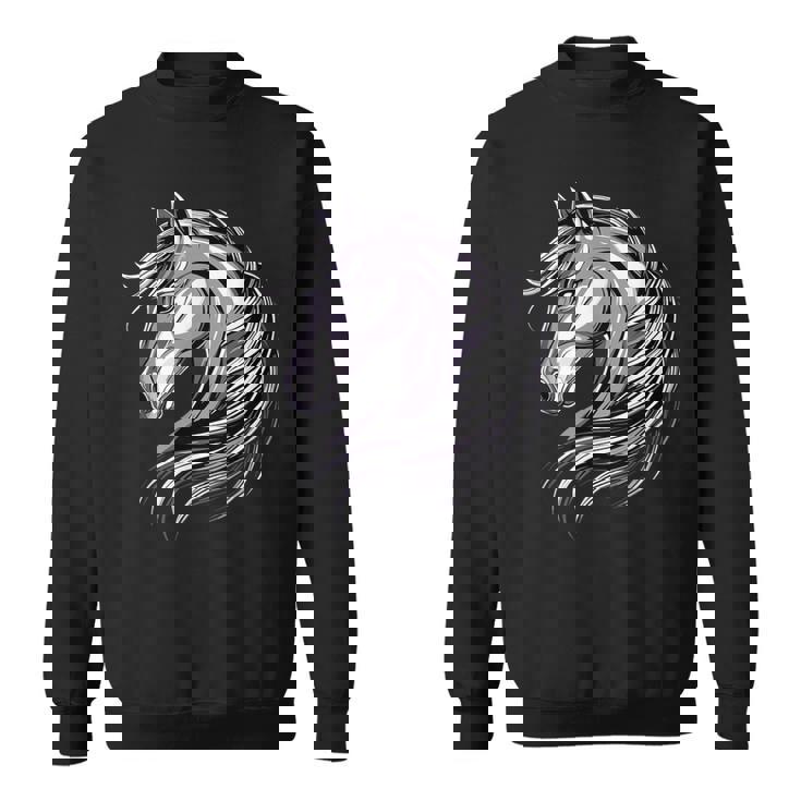 乗馬ポニー子馬ポニーファームライダーポニー乗馬馬 スウェットシャツ