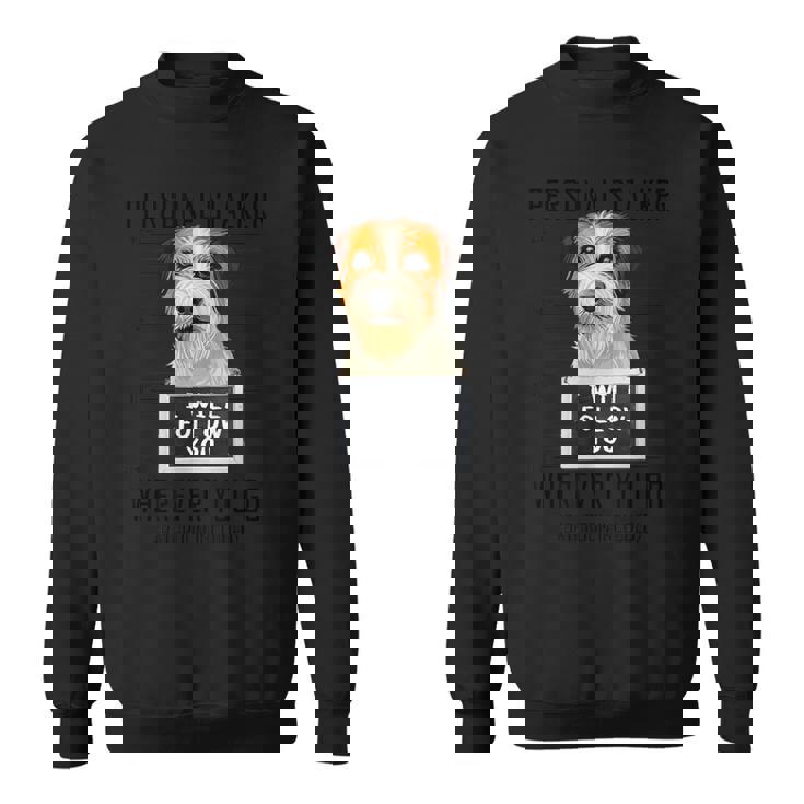 個人ストーカー 犬 ジャック・ラッセル・テリア I Will Follow You スウェットシャツ