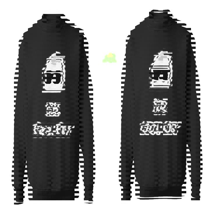 冷奴 Cool Guy クールガイ（おかしな日本語）間違い 英語 豆腐 キャラ 【変なデザイン屋さん】面白い ギャグ スウェットシャツ