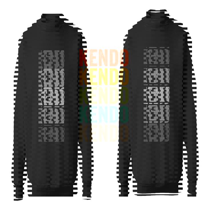 剣道スポーツレトロ スウェットシャツ