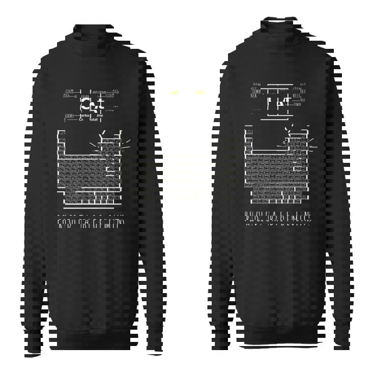 化学猫 元素周期表 長袖tシャツ スウェットシャツ