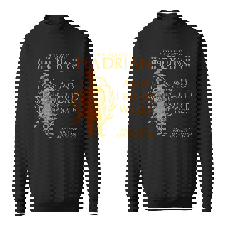 古代ローマ 皇帝ハドリアヌス 建築家 匿名 面白い スウェットシャツ