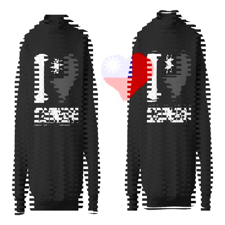 台湾の誇り 台湾のルーツ I Love Taiwan 台湾国旗 スウェットシャツ