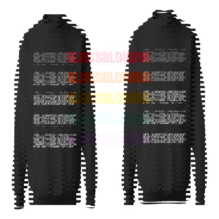 吹きガラス スウェットシャツ